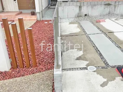 スチールメッシュ フェンス YKKAP イーネット3F型 スチール柱 境界・メッシュ