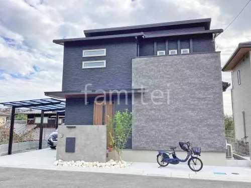 新築シンプル オープン外構