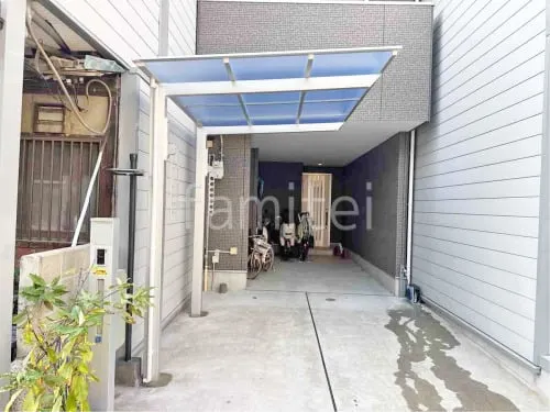 サイクルポート 自転車バイク屋根 LIXIL ネスカF ミニ フラット屋根