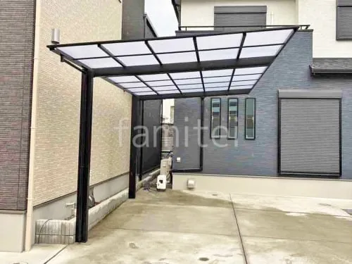 カーポート１台 （単棟） LIXIL ネスカＦ フラット屋根