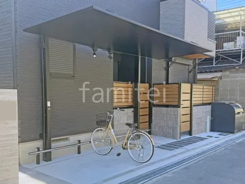 サイクルポート 自転車バイク屋根 LIXIL カーポートSC ミニ フラット屋根 吊り下げ屋根