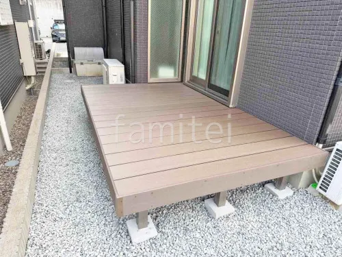 人工木デッキ  LIXIL 人工木 樹ら楽ステージ 