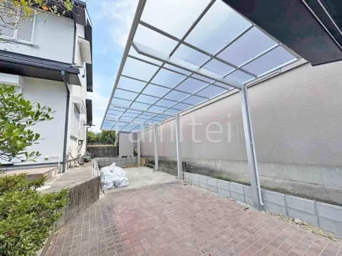 カーポート２台(縦) 連棟 LIXIL ネスカＦ フラット屋根