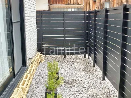 人工木・樹脂 フェンス（木調） F＆F マイティウッド デコll 高尺タイプ 目隠し 木調・ラティス 樹脂