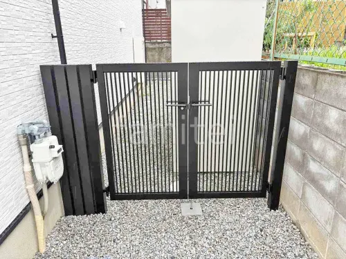 両開き 門扉 LIXIL AB TR2型 細たて桟 
