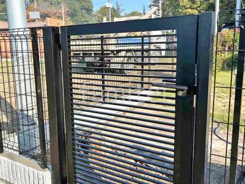 片開き 門扉 LIXIL AB YR2型 細横桟 