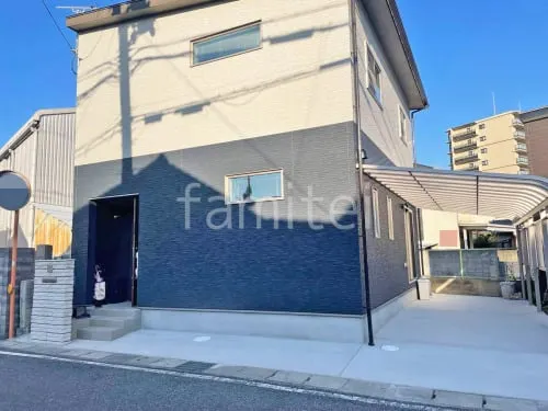 新築シンプル オープン外構