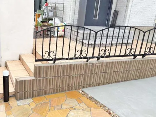 ブロック塀 （化粧ブロック） ユニソン アルタ  アルミ鋳物 フェンス LIXIL ラフィーネ4型 鋳物