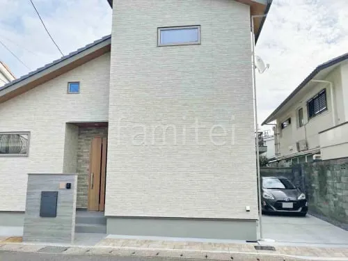 新築シンプル オープン外構