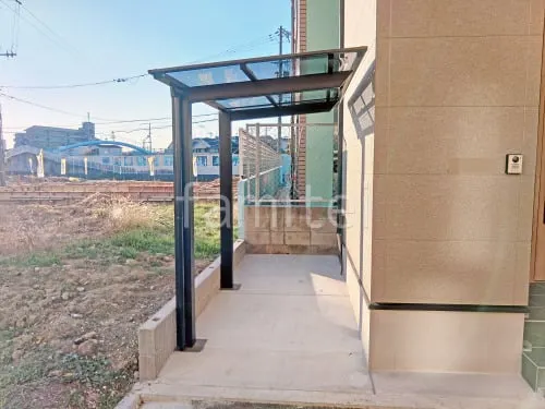 サイクルポート 自転車バイク屋根 LIXIL ネスカF ミニ フラット屋根