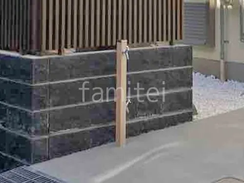 立水栓  ユニソン スプレスタンド60 蛇口2個付 