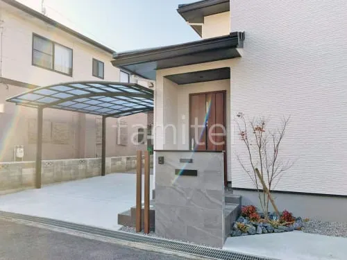 新築シンプル オープン外構