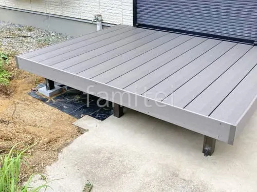 人工木デッキ  LIXIL 人工木 樹ら楽ステージ 