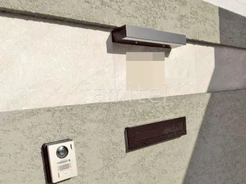 塗り壁門柱 郵便受けポスト LIXIL エクスポストS-3型