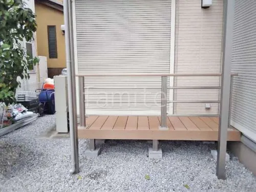 人工木デッキ  LIXIL 人工木 樹ら楽ステージ 