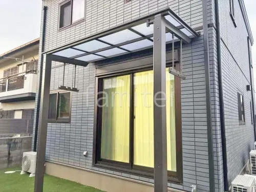 １階テラス屋根 （雨除け） LIXIL 独立式フーゴFテラス フラット屋根 独立式 スタンダード