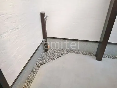 立水栓  ユニソン スプレスタンド60 蛇口2個付 