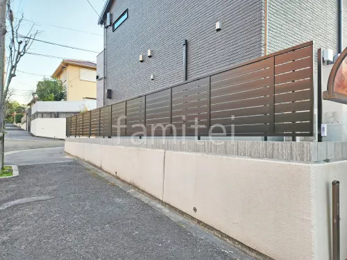 アルミ形材 フェンス LIXIL AB YS3型 横スリット3 目隠し