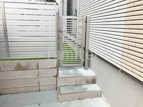 片開き 門扉 LIXIL AB YR3型 太横桟 