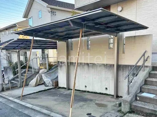 カーポート１台 （単棟） LIXIL ネスカＦ フラット屋根