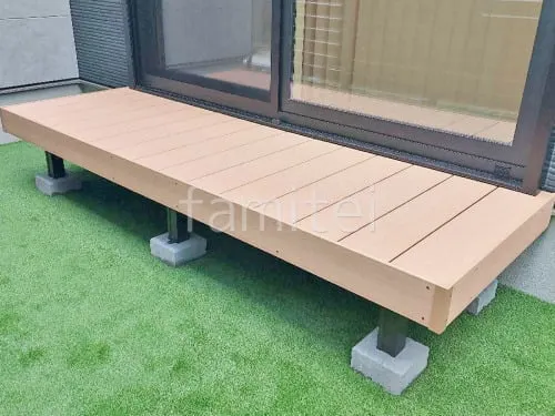 人工木デッキ  LIXIL 人工木 樹ら楽ステージ 