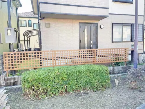 アルミ形材 フェンス YKKAP 木製調スタンダード1型 木調・ラティス