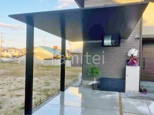 カーポート１台 （単棟） LIXIL カーポートSC フラット屋根 吊り下げ屋根