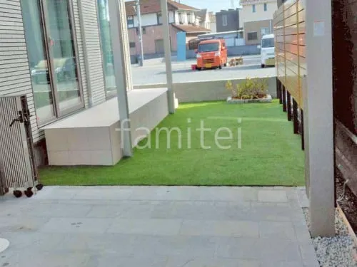 人工芝 防草シート加工 ヨシミツ毛織 リアル人工芝 35mm 