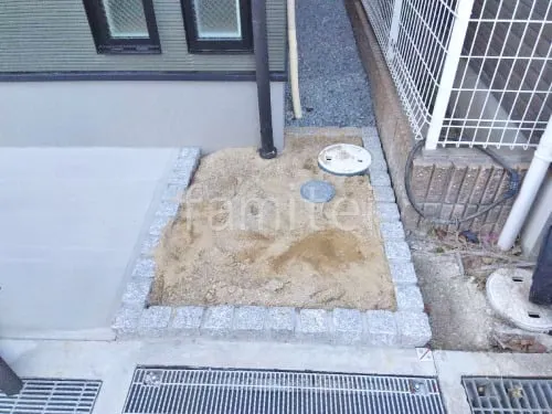 ピンコロ石花壇