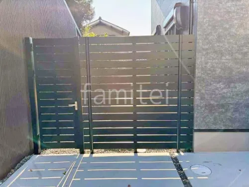 人工木・樹脂 フェンス（木調） F＆F マイティウッド デコll 高尺タイプ 目隠し 木調・ラティス 樹脂