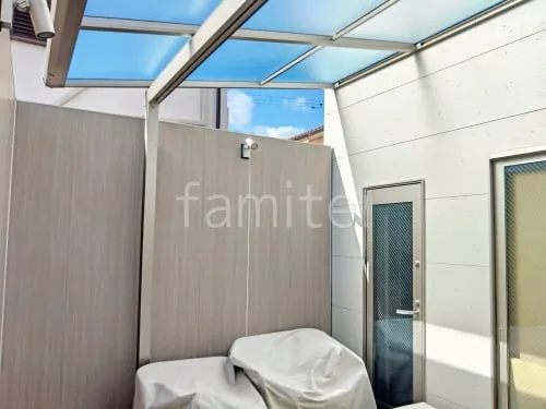 １階テラス屋根 （雨除け） YKKAP ソラリアF フラット屋根 スタンダード 壁付