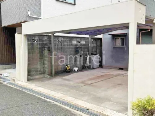 既存シャッター塗装