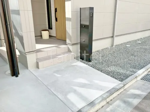 玄関アプローチ 土間コンクリート