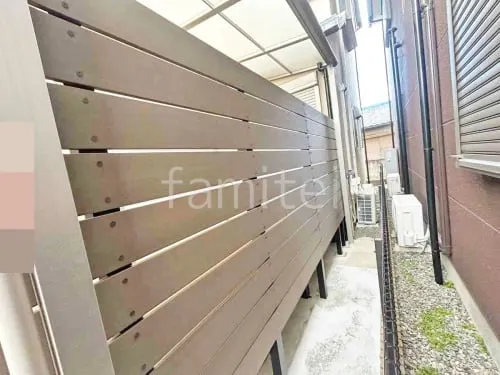 人工木・樹脂 フェンス（木調） F＆F ニコボード 高尺タイプ 目隠し 木調・ラティス 樹脂