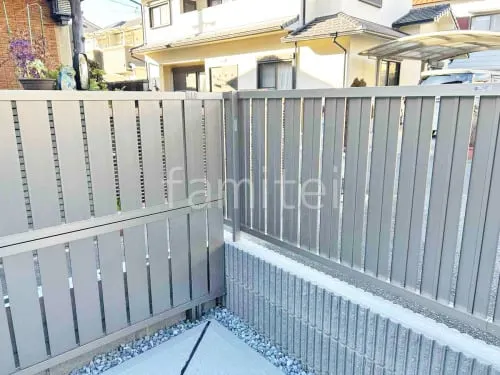 アルミ形材 フェンス LIXIL AB TS2型 縦スリット2 目隠し