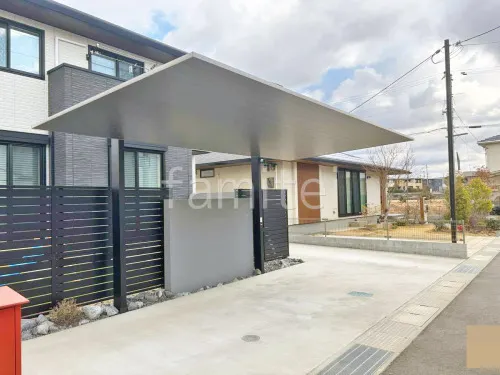 カーポート１台 （単棟） LIXIL カーポートSC フラット屋根 吊り下げ屋根