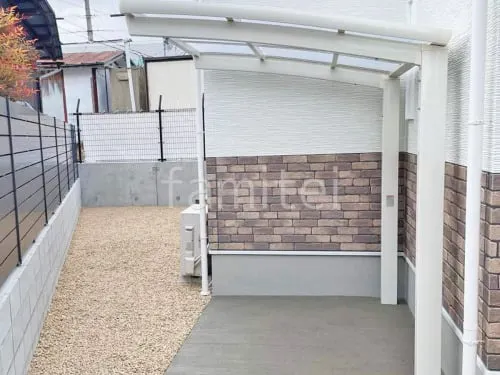 サイクルポート 自転車バイク屋根 LIXIL ネスカR ミニ アール屋根