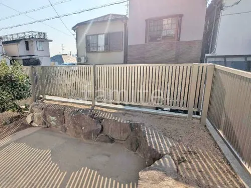 目隠しフェンス塀 LIXIL AB TS1型 2段柱 上段のみ