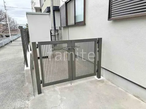 両開き 門扉 LIXIL AB TR2型 細たて桟 