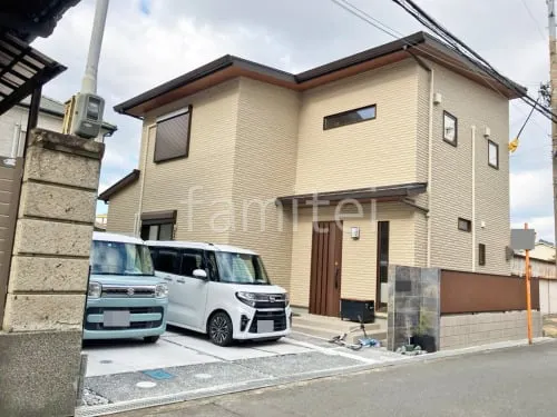 新築シンプル オープン外構