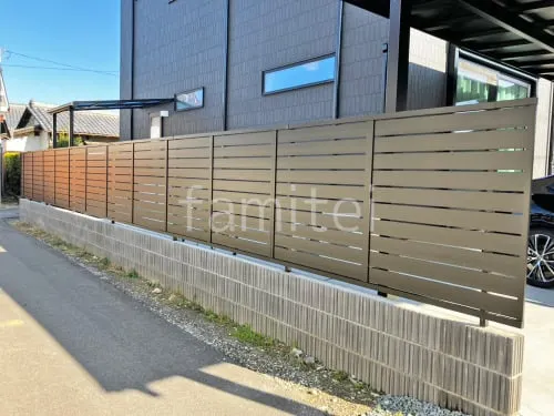 目隠しフェンス塀 LIXIL AB YS3型 化粧ブロック 東洋工業 コード