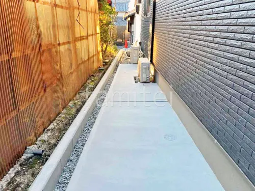 犬走り 土間コンクリート