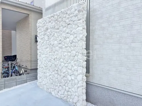 目隠し塀 F&F スマートFウォール 壁タイル張り アドヴァン オーシャンストーン