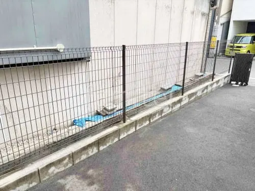 スチールメッシュ フェンス LIXIL ハイグリッドN8型 境界・メッシュ