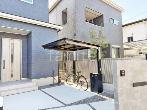 サイクルポート 自転車バイク屋根 LIXIL ネスカF ミニ フラット屋根