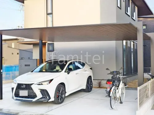 柱色 ブラック 屋根色 チェリーウッド