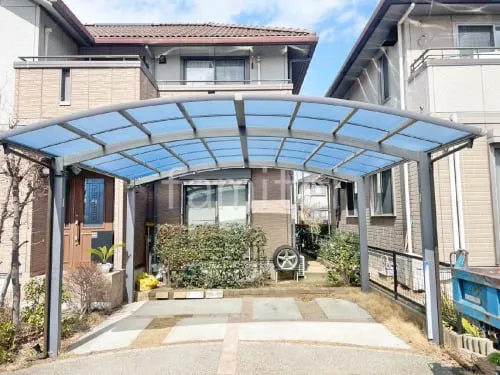 既存カーポート屋根補修