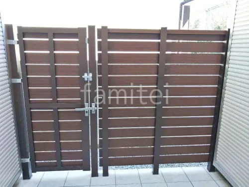 片開き 門扉 F＆F マイティフィット門扉 (外開き) 