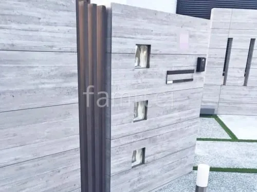 タイル門柱  タカショー セラ ウォール 門柱セット 