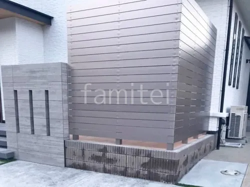 アルミ形材 フェンス  激安目隠しフェンス 目隠し